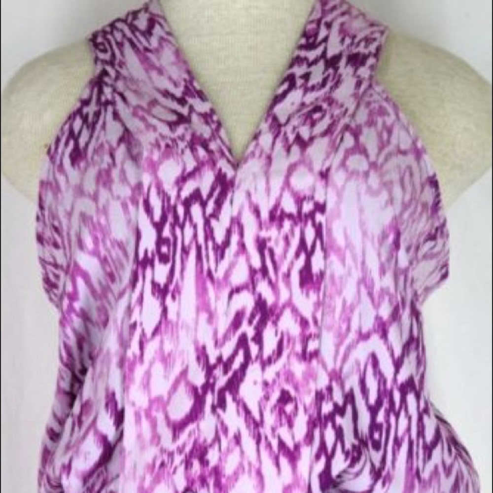Calvin Klein Adorable Violet Lined Dress